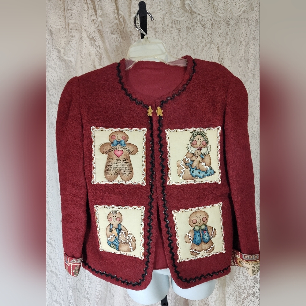 Holiday Gingerbread Jacket Size M